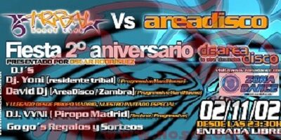 (VIDEO FIESTA) Sala Tribal Dance Club @ 2º Aniversario Area Disco (02-11-02)