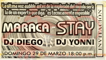 Fiesta Stay@La Maraca «LIVE» 29-03-1998 (Dj Ego Vs Dj Yoni)